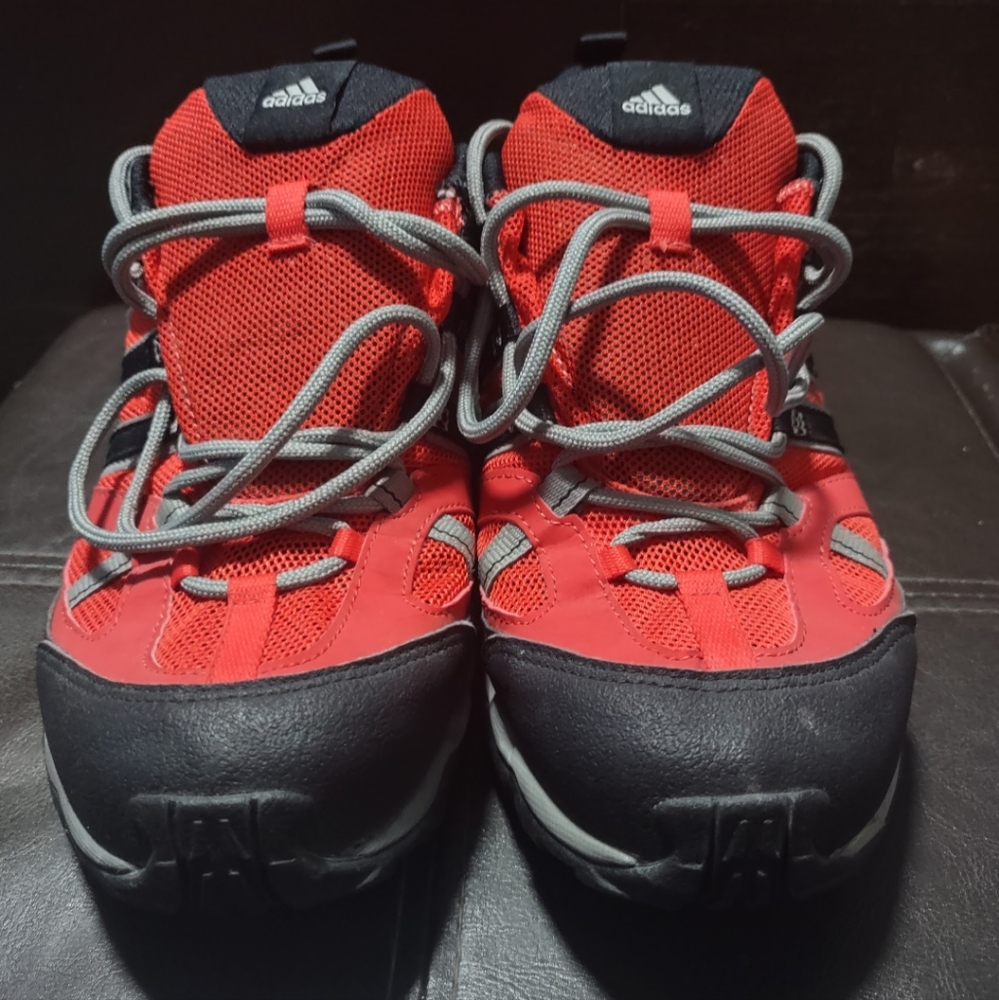 Adidas Red and Black Athletic Shoes - Picture 7 of 8